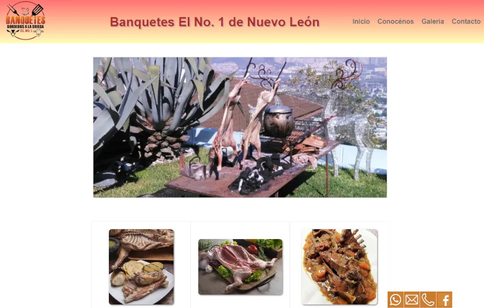 Imagen de la página Banquetes Nuevo León