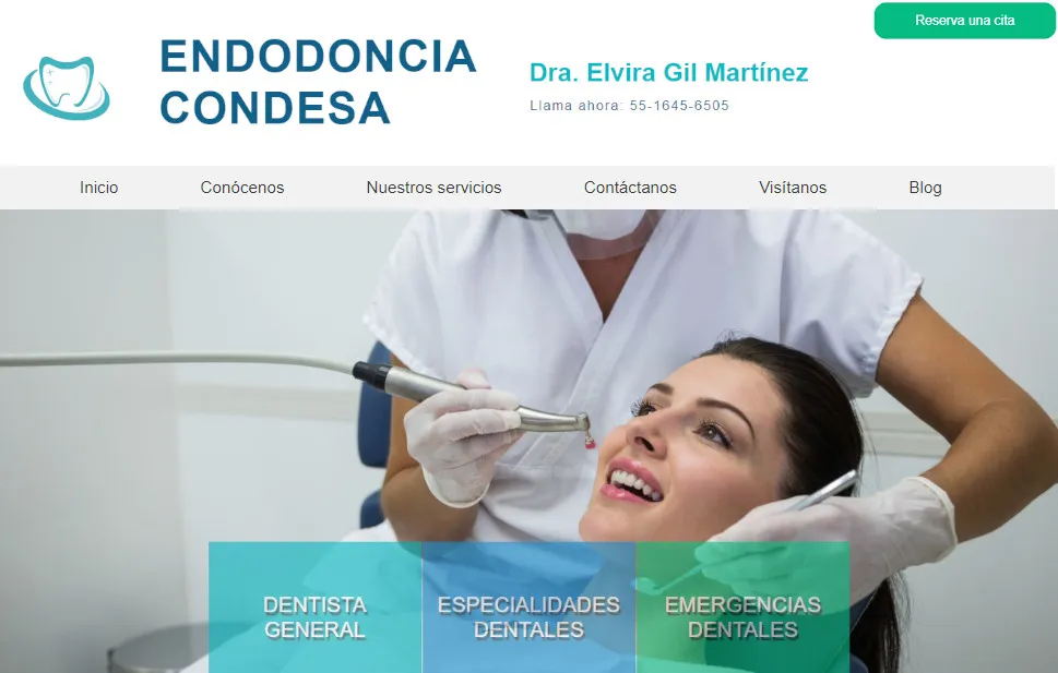 Imagen de la página Endodoncia Condesa